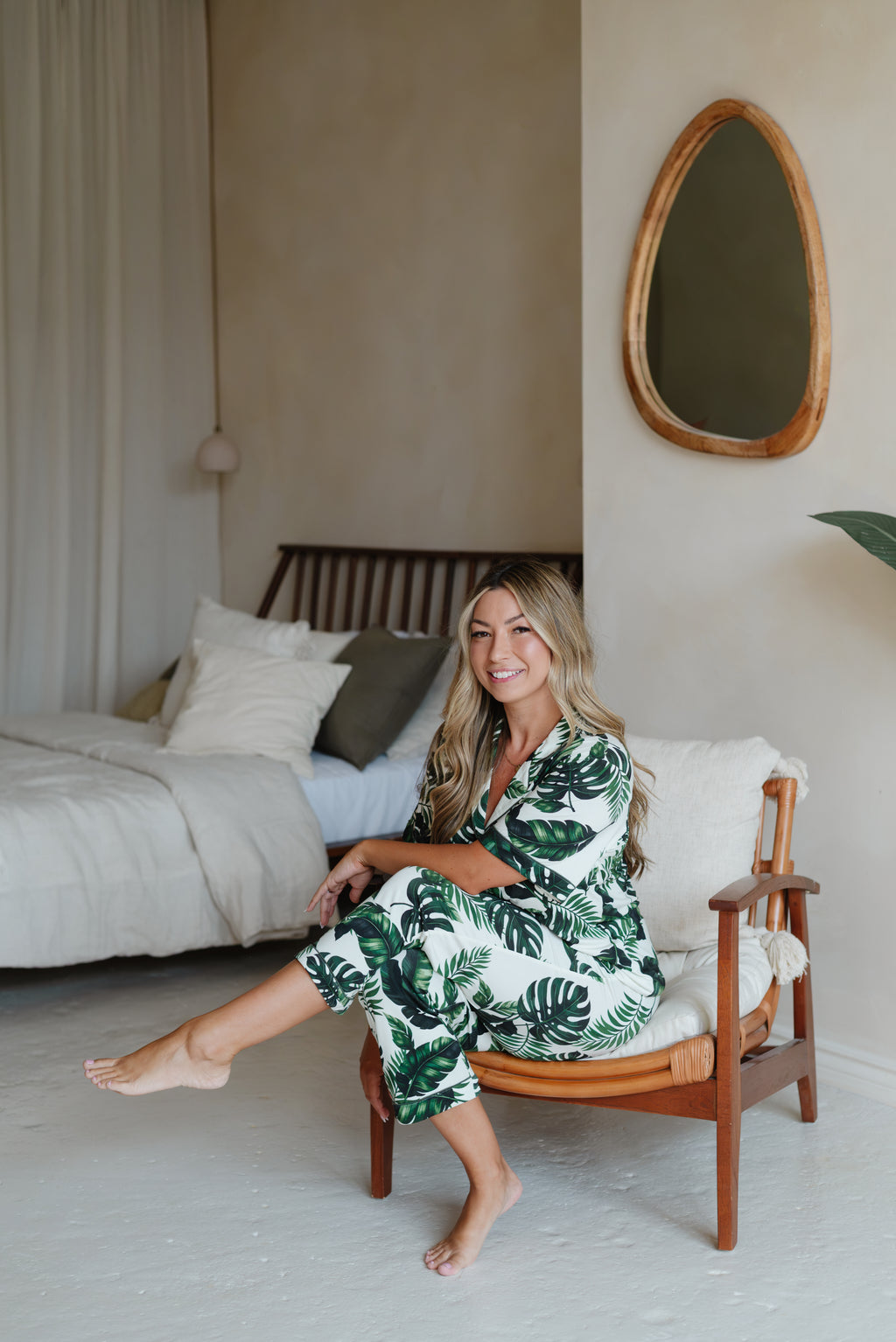 Palm Haven Classic T-Shirt & Capri PJs