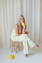 Limoncello Coast Bust Support Cami & Wide Leg Pant PJs