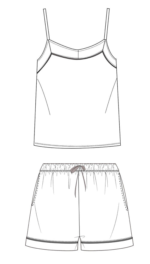 Boss Babe Bust Support Cami & Short PJs