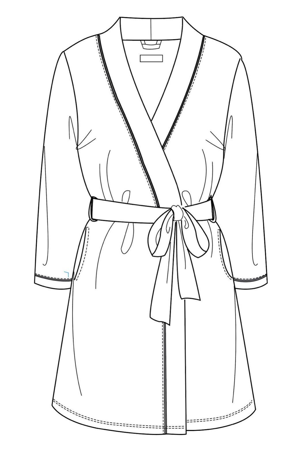 Blushing Bride Short Robe